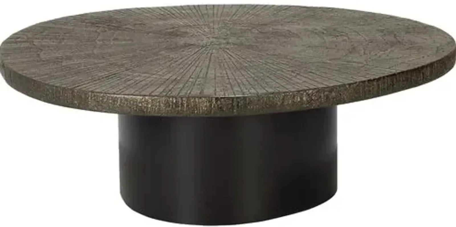 Slice Oval Coffee Table - Ethnicraft - Handcrafted - Brown