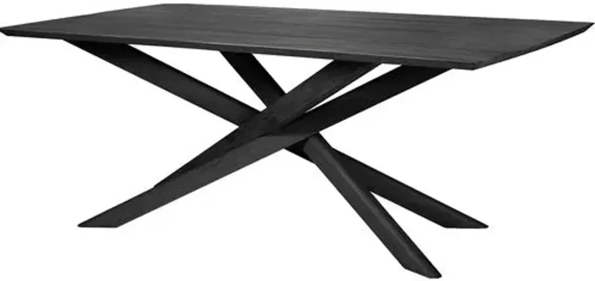 Mikado Dining Table - Black Oak - Ethnicraft