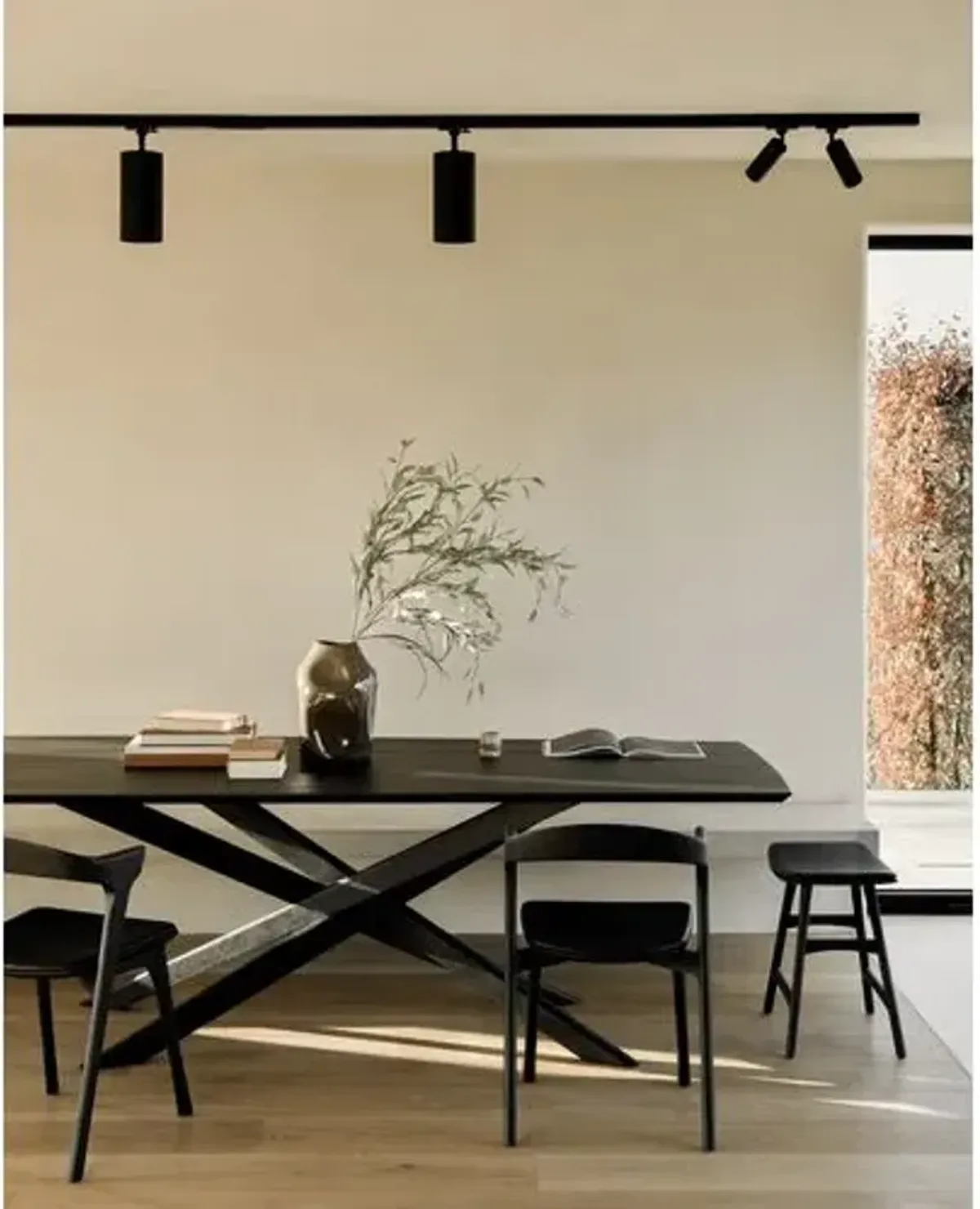 Mikado Dining Table - Black Oak - Ethnicraft