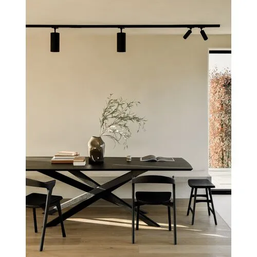 Mikado Dining Table - Black Oak - Ethnicraft