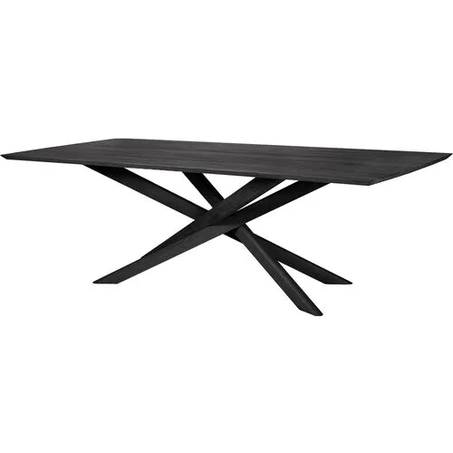 Mikado Dining Table - Black Oak - Ethnicraft