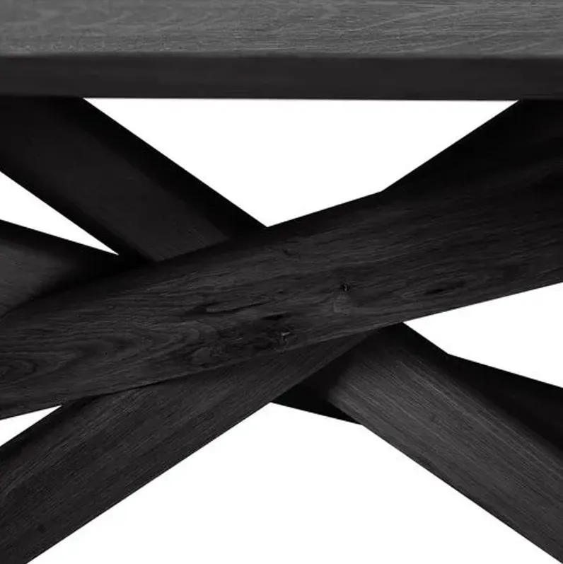 Mikado Oval Dining Table - Black Oak - Ethnicraft