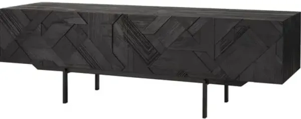 Graphic TV Cupboard - Black - Ethnicraft