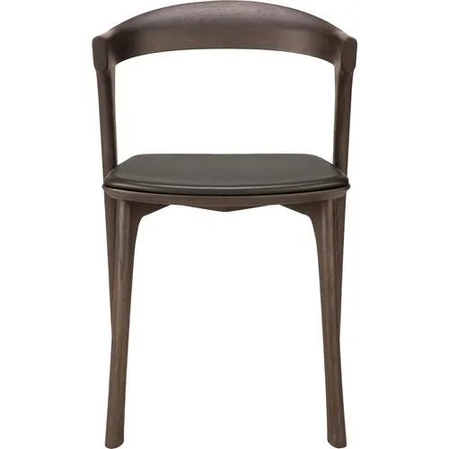 Bok Upholstered Dining Chair - Brown Oak - Ethnicraft