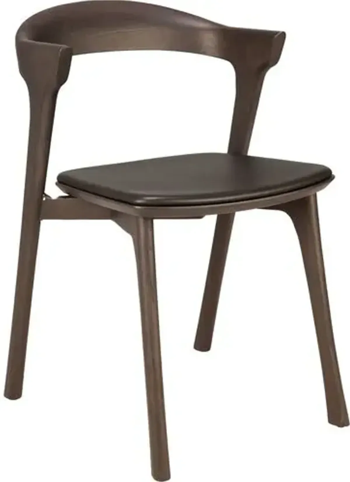 Bok Upholstered Dining Chair - Brown Oak - Ethnicraft