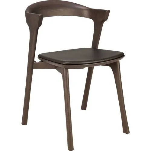 Bok Upholstered Dining Chair - Brown Oak - Ethnicraft