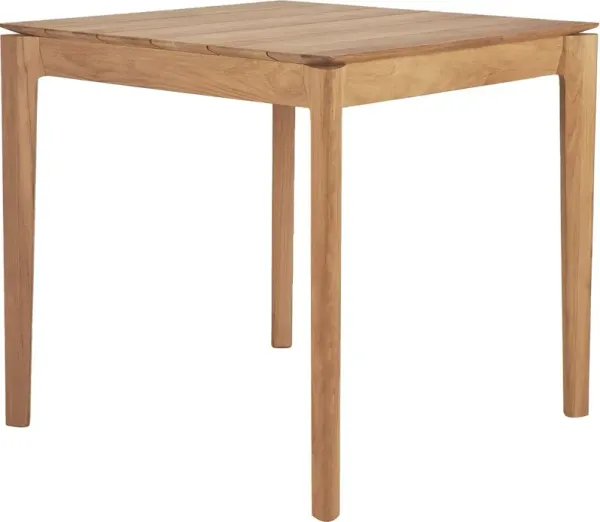 Bok Outdoor 31.5" Dining Table, Teak