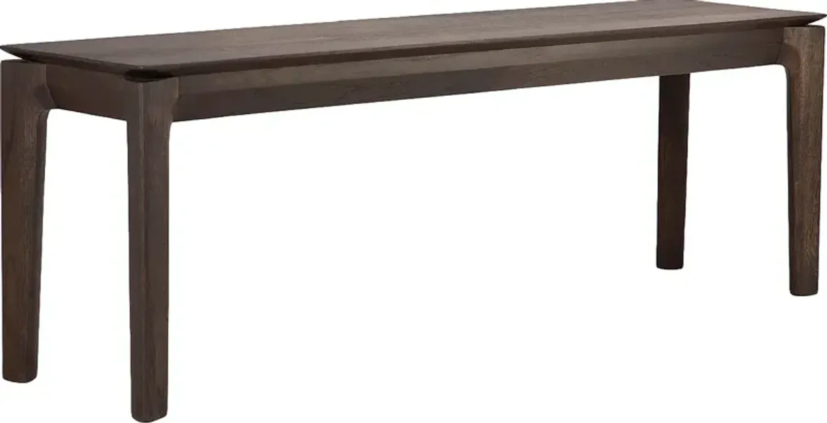 Bok Bench, Brown Oak