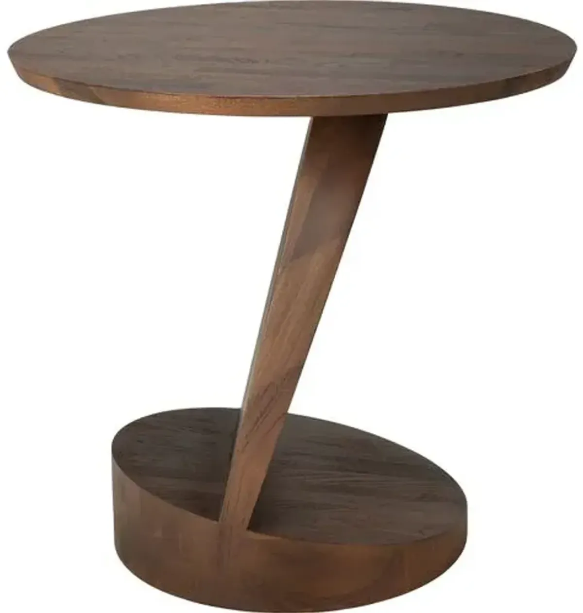 Oblic Side Table - Brown Teak - Ethnicraft