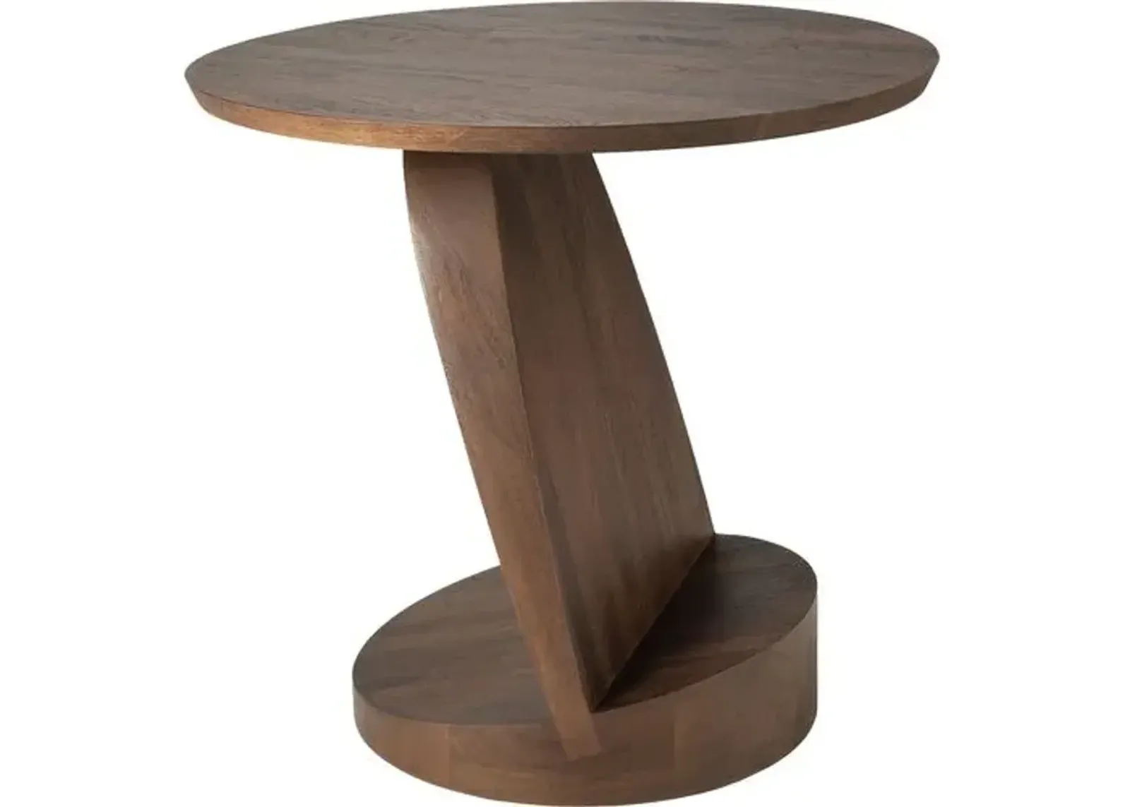 Oblic Side Table - Brown Teak - Ethnicraft