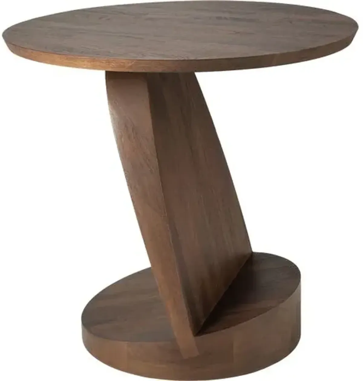 Oblic Side Table - Brown Teak - Ethnicraft