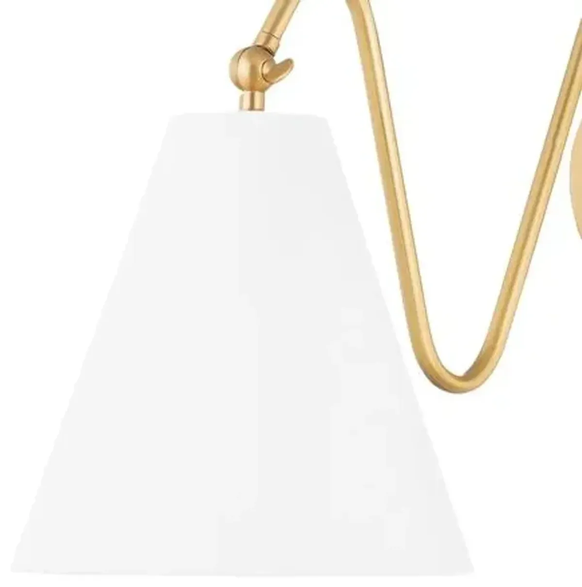 Onda 1-Light Portable Wall Sconce - Tali Roth for Mitzi - Gold