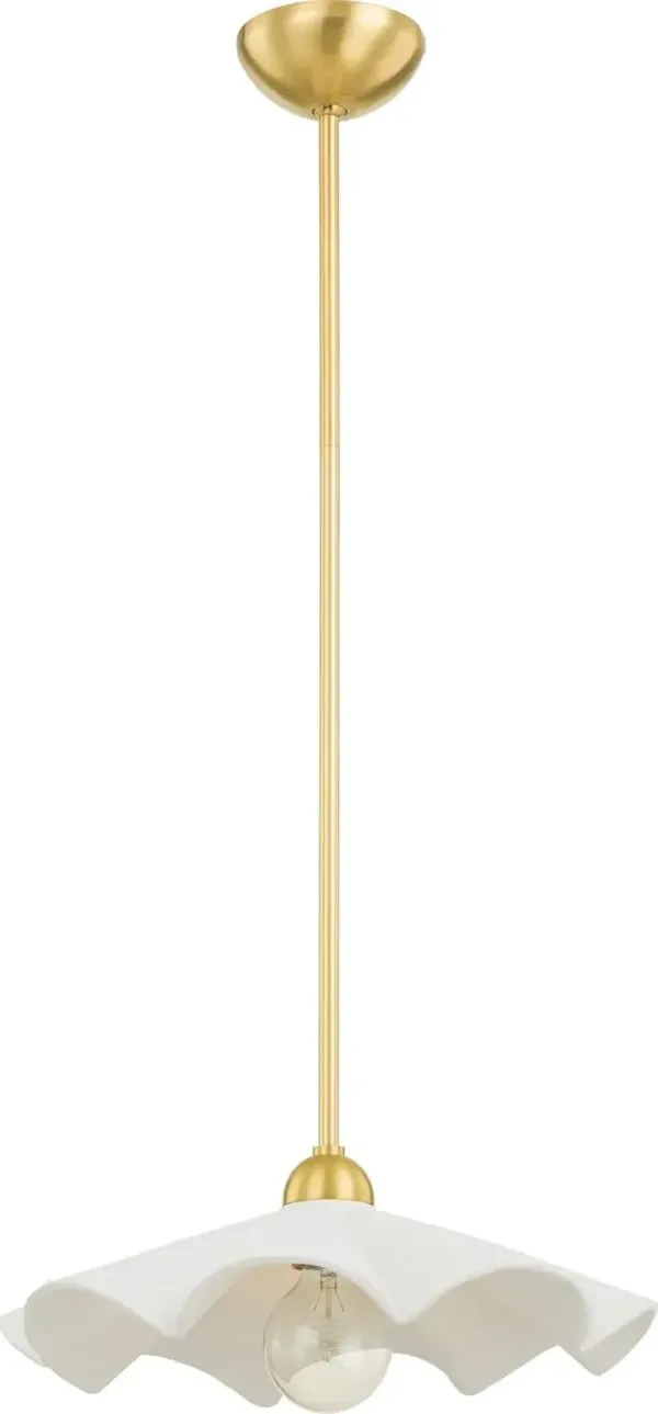 Maisie Pendant - Aged Brass - Megan Molten for Mitzi - Gold