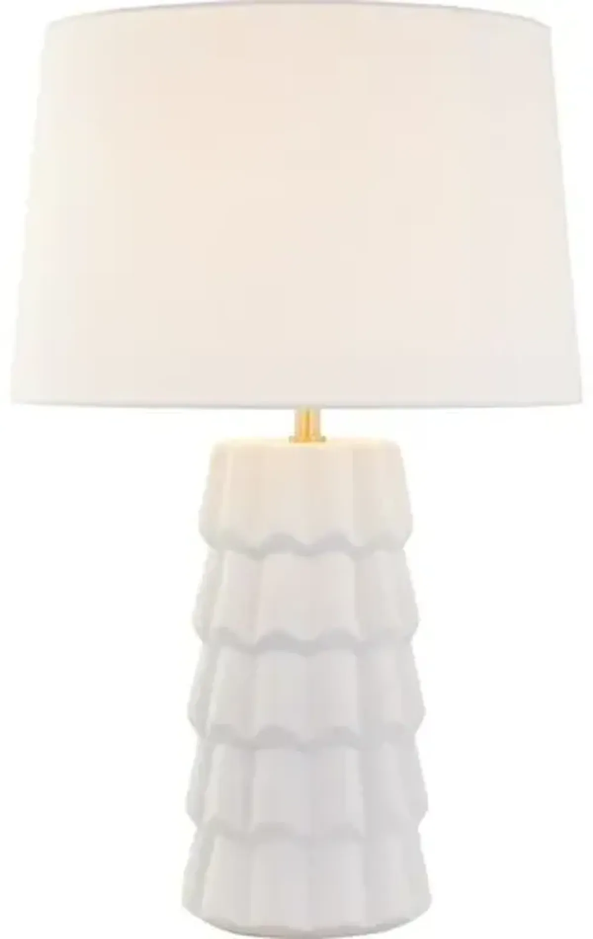 Maisie Table Lamp - White - Megan Molten for Mitzi