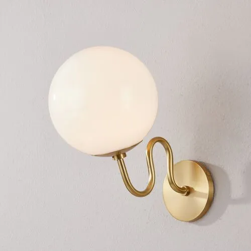 Havana Globe Wall Sconce - Zio and Sons for Mitzi - Gold