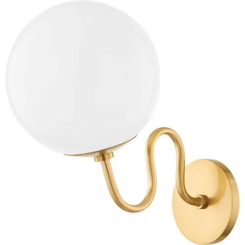 Havana Globe Wall Sconce - Zio and Sons for Mitzi - Gold