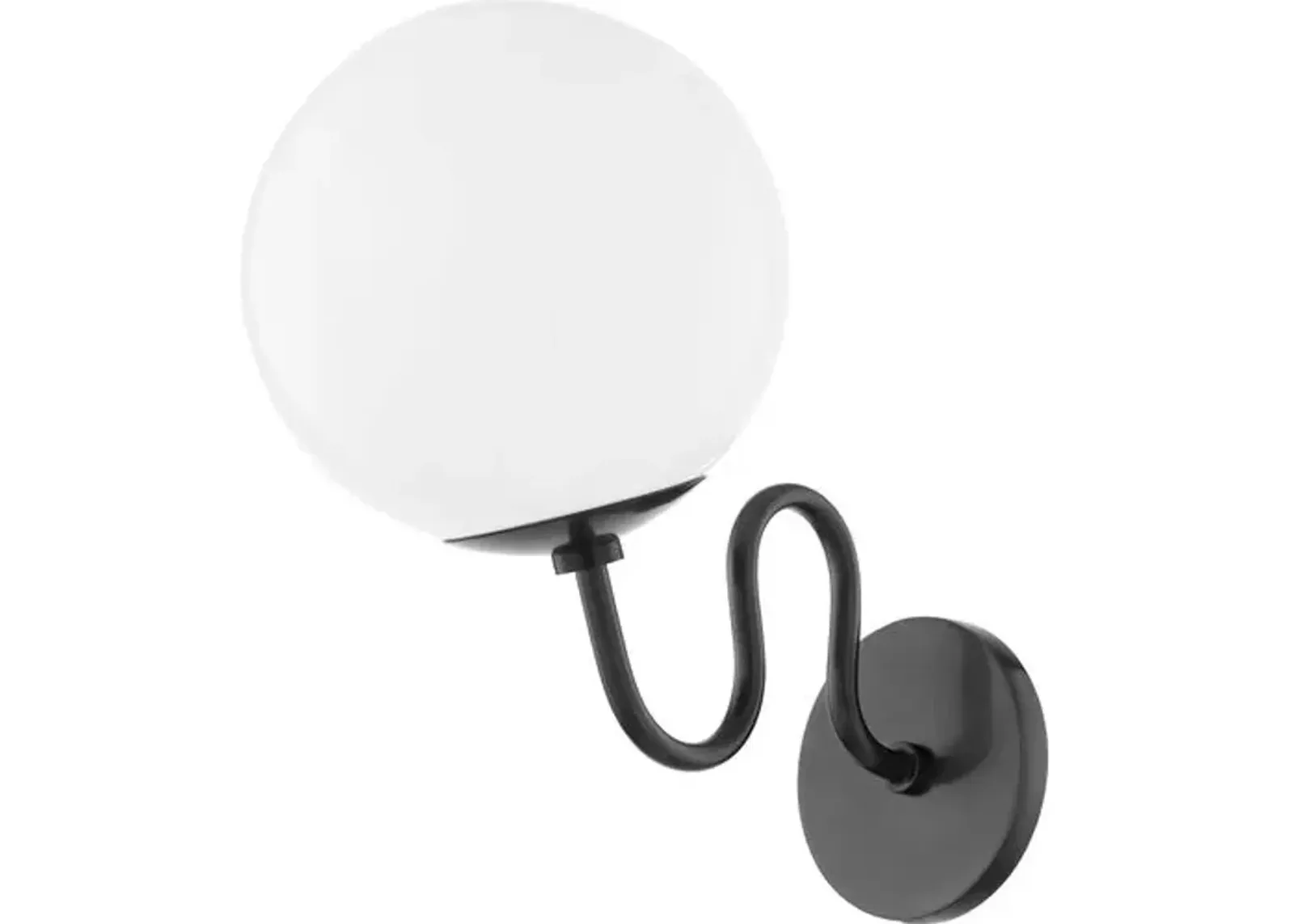 Havana Globe Wall Sconce - Zio and Sons for Mitzi - Black