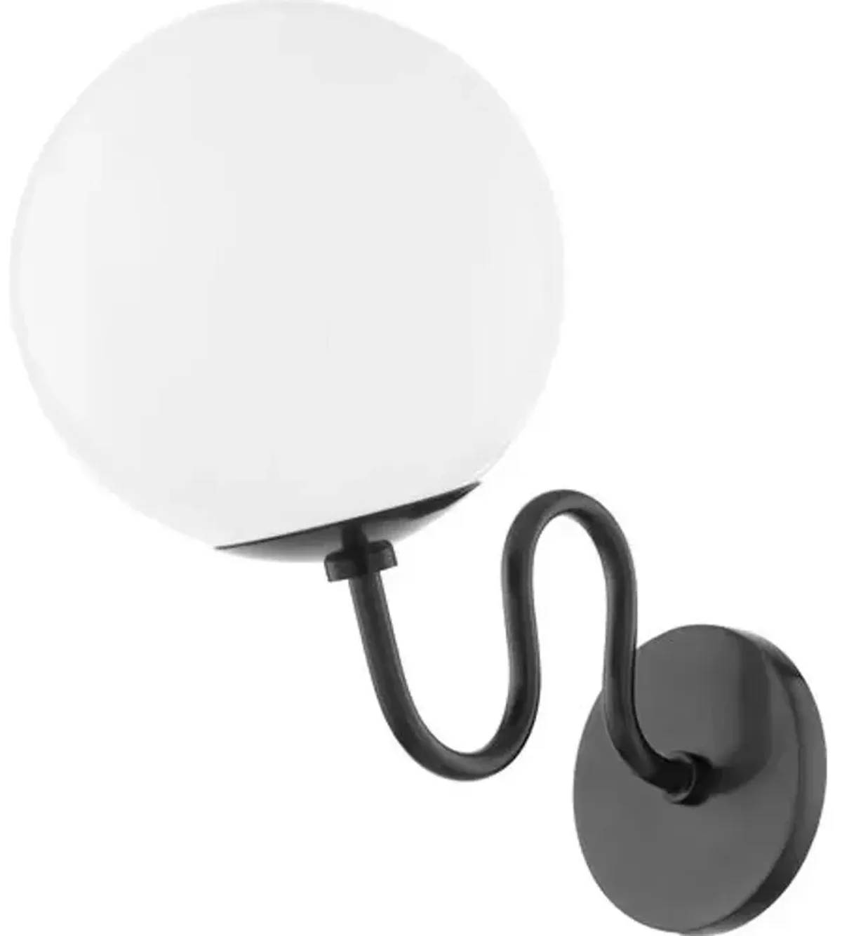 Havana Globe Wall Sconce - Zio and Sons for Mitzi - Black