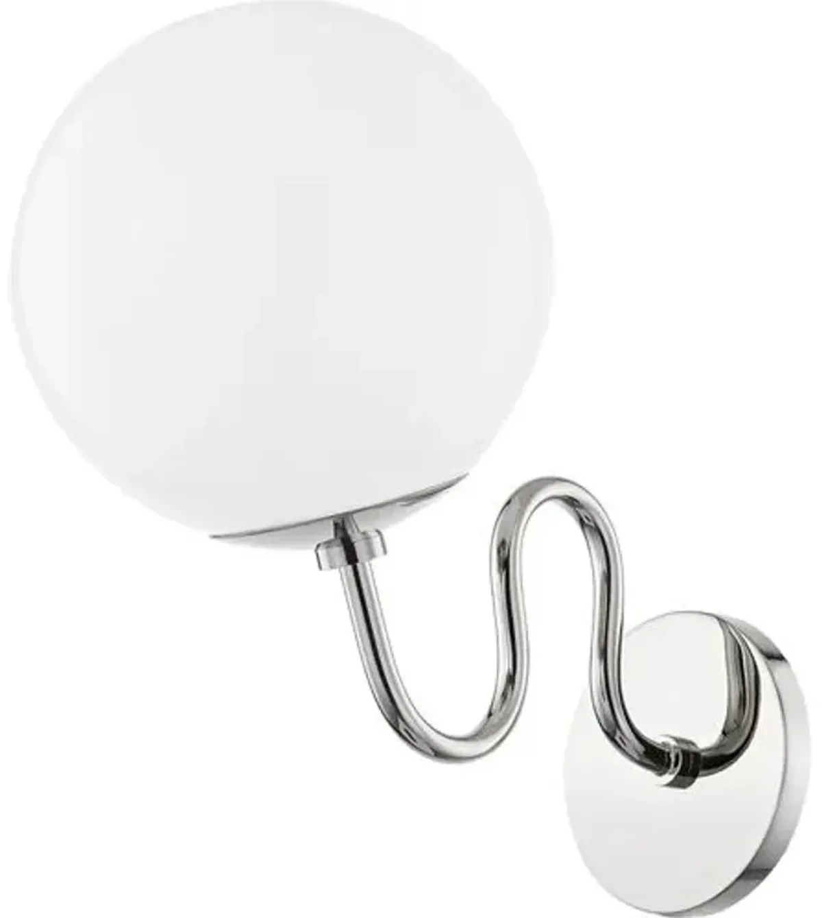 Havana Globe Wall Sconce - Zio and Sons for Mitzi - Silver