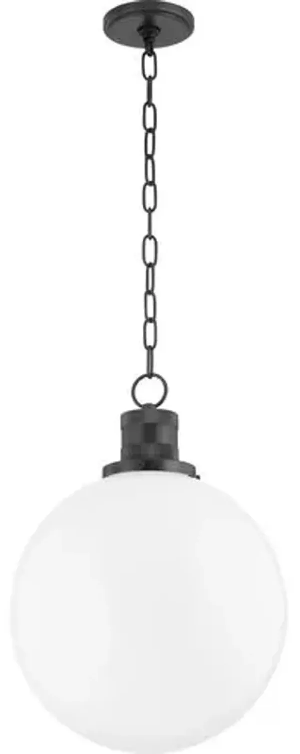 Beverly Globe Pendant - Zio and Sons for Mitzi - Black