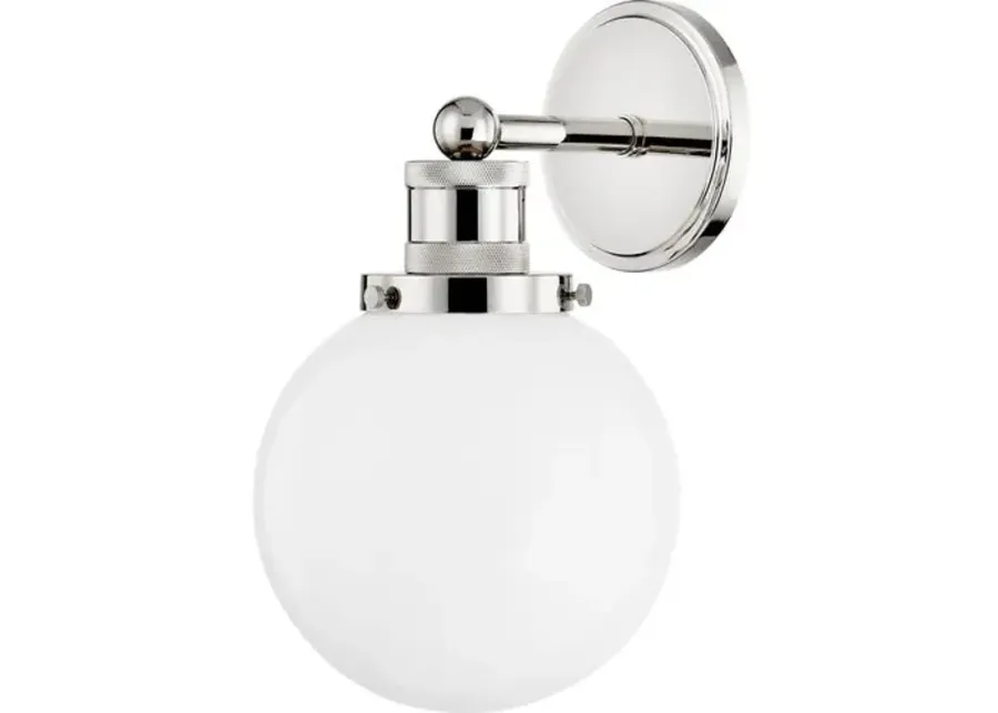 Beverly Wall Sconce - Zio and Sons for Mitzi - Silver