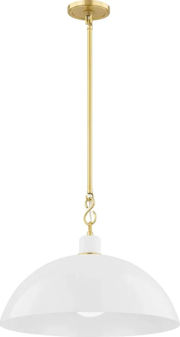 Camille Pendant - Zio and Sons for Mitzi - White