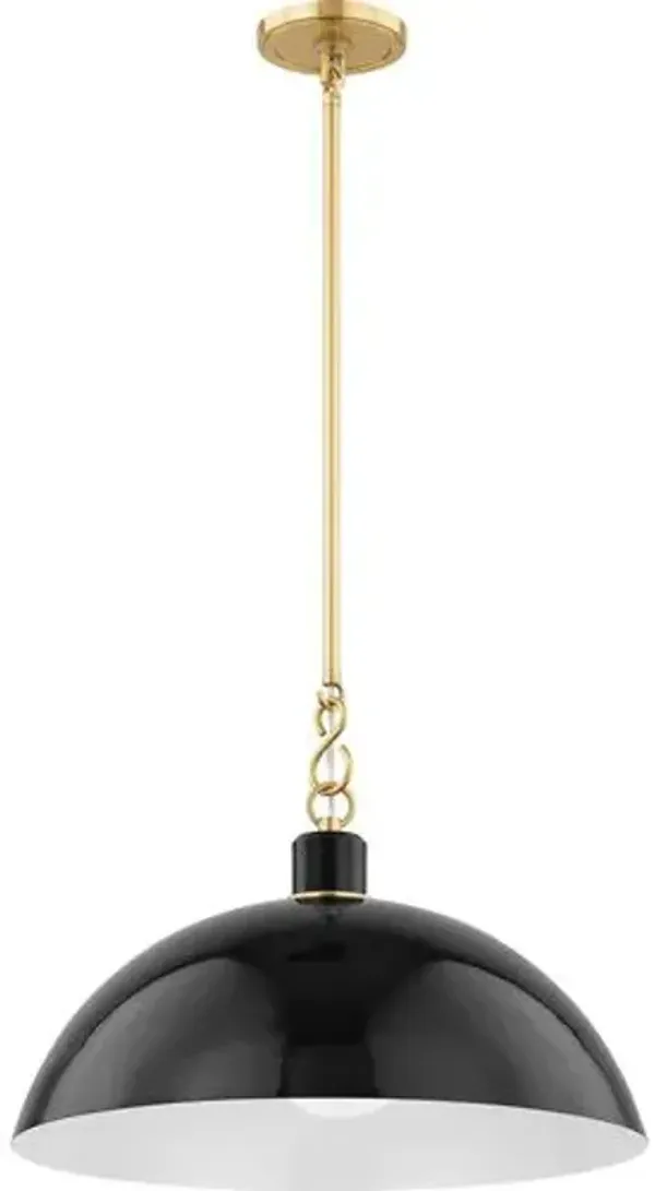Camille Pendant - Zio and Sons for Mitzi - Black