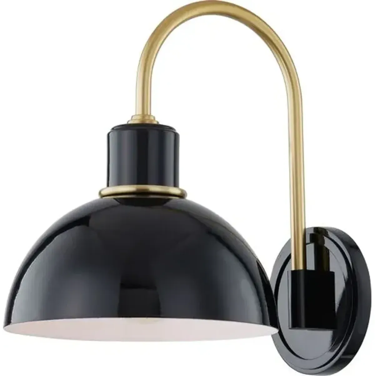 Camille Wall Sconce - Zio and Sons for Mitzi - Black