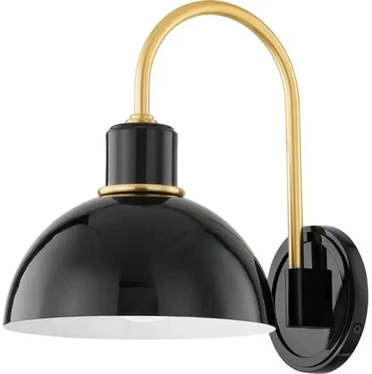 Camille Wall Sconce - Zio and Sons for Mitzi - Black