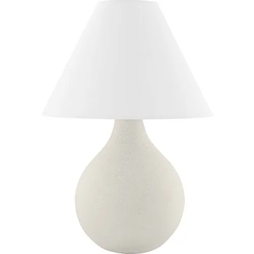 Helena Table Lamp - Matte White Speck - Zio and Sons for Mitzi