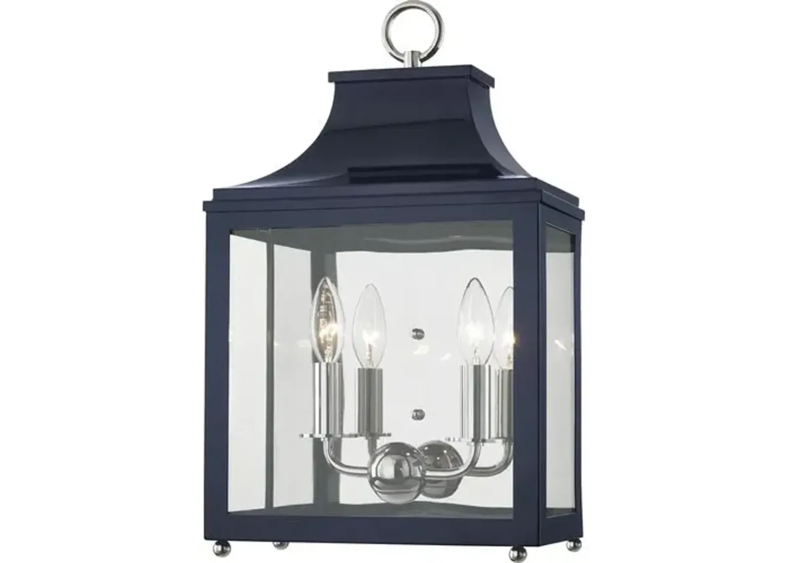 Aurelia Lantern Wall Sconce - Blue