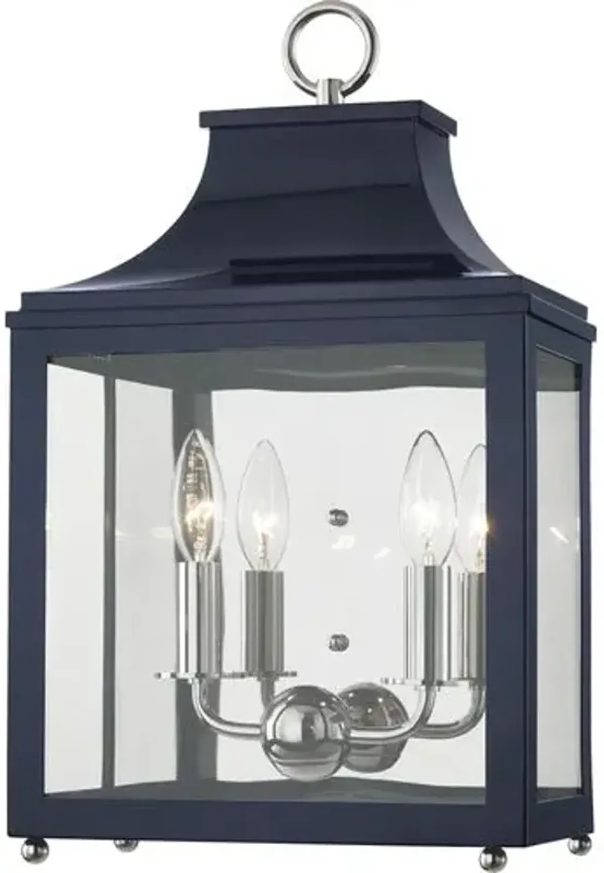 Aurelia Lantern Wall Sconce - Blue