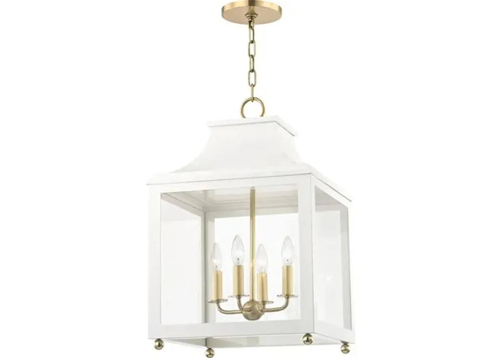 Aurelia Large Lantern Pendant - White