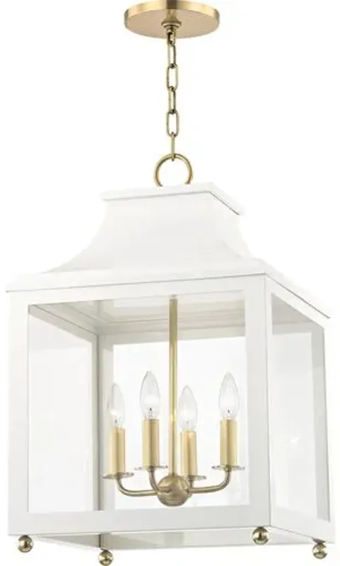 Aurelia Large Lantern Pendant - White