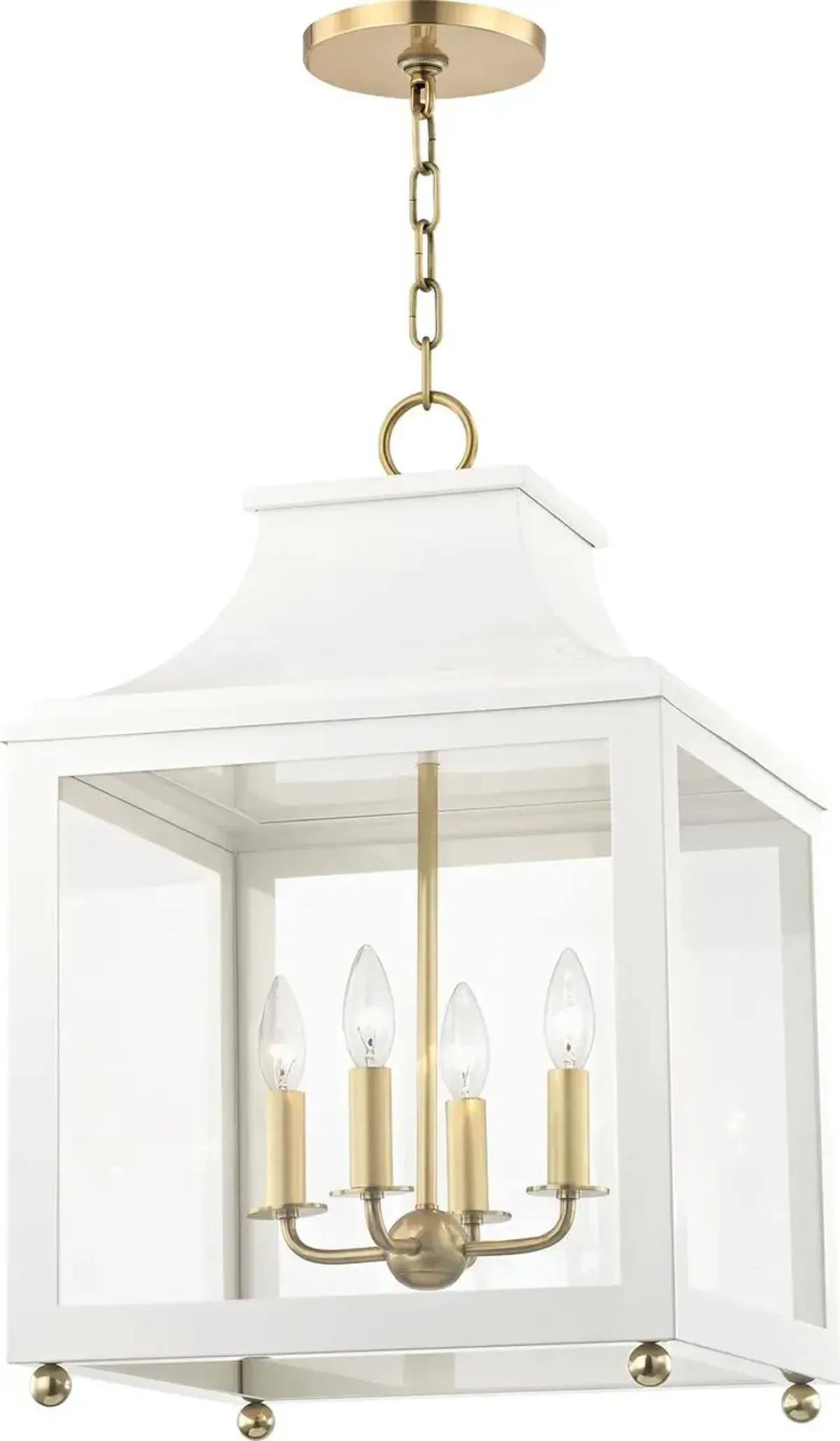 Aurelia Large Lantern Pendant - White