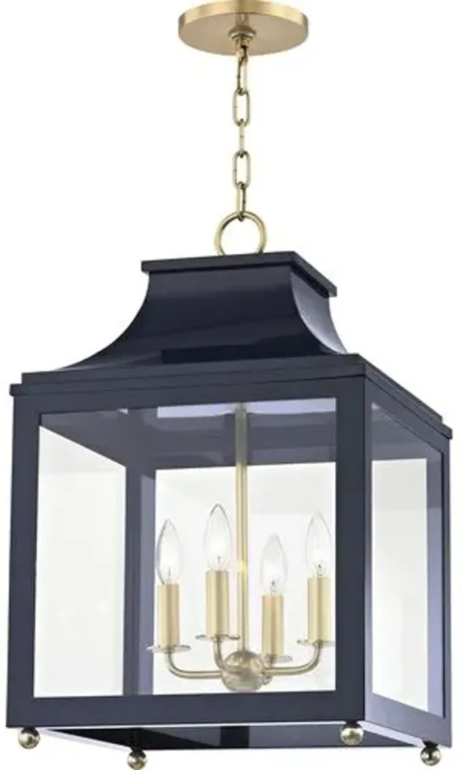 Aurelia Large Lantern Pendant - Blue