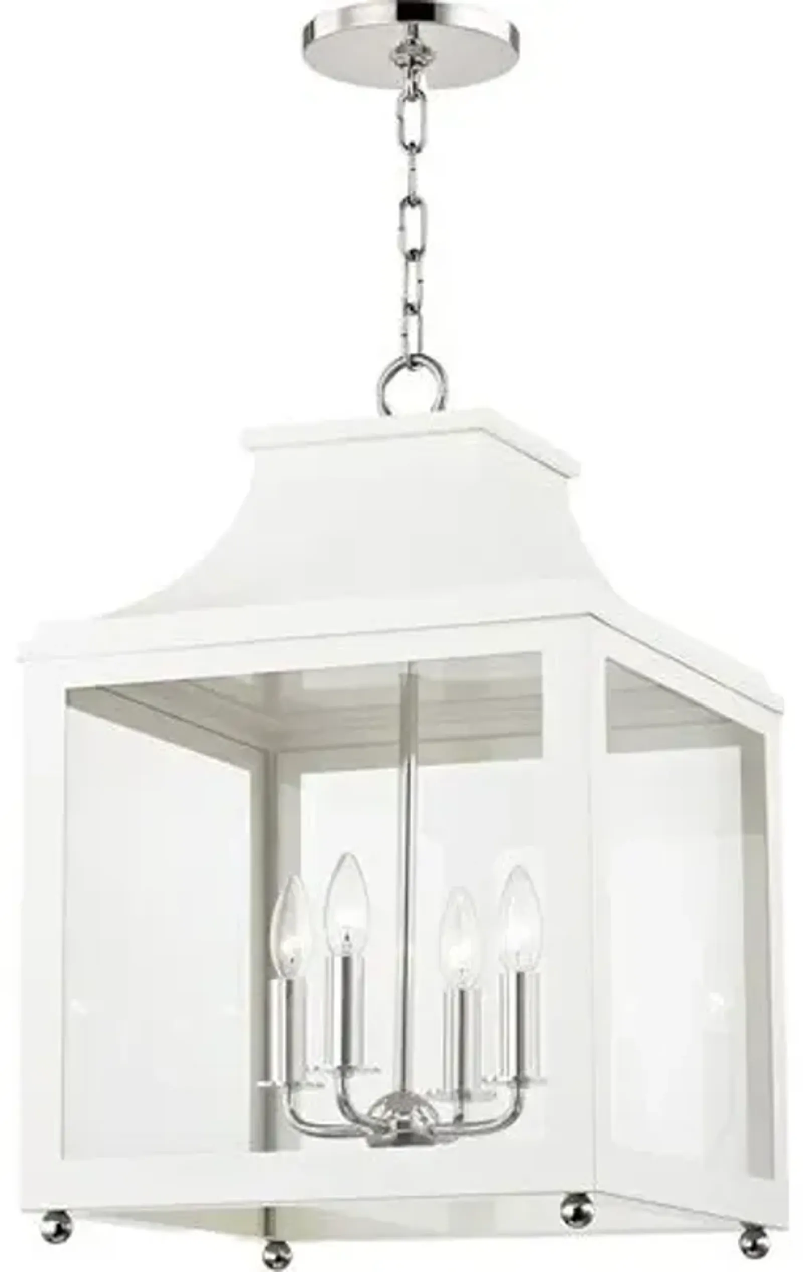 Aurelia Large Lantern Pendant - White