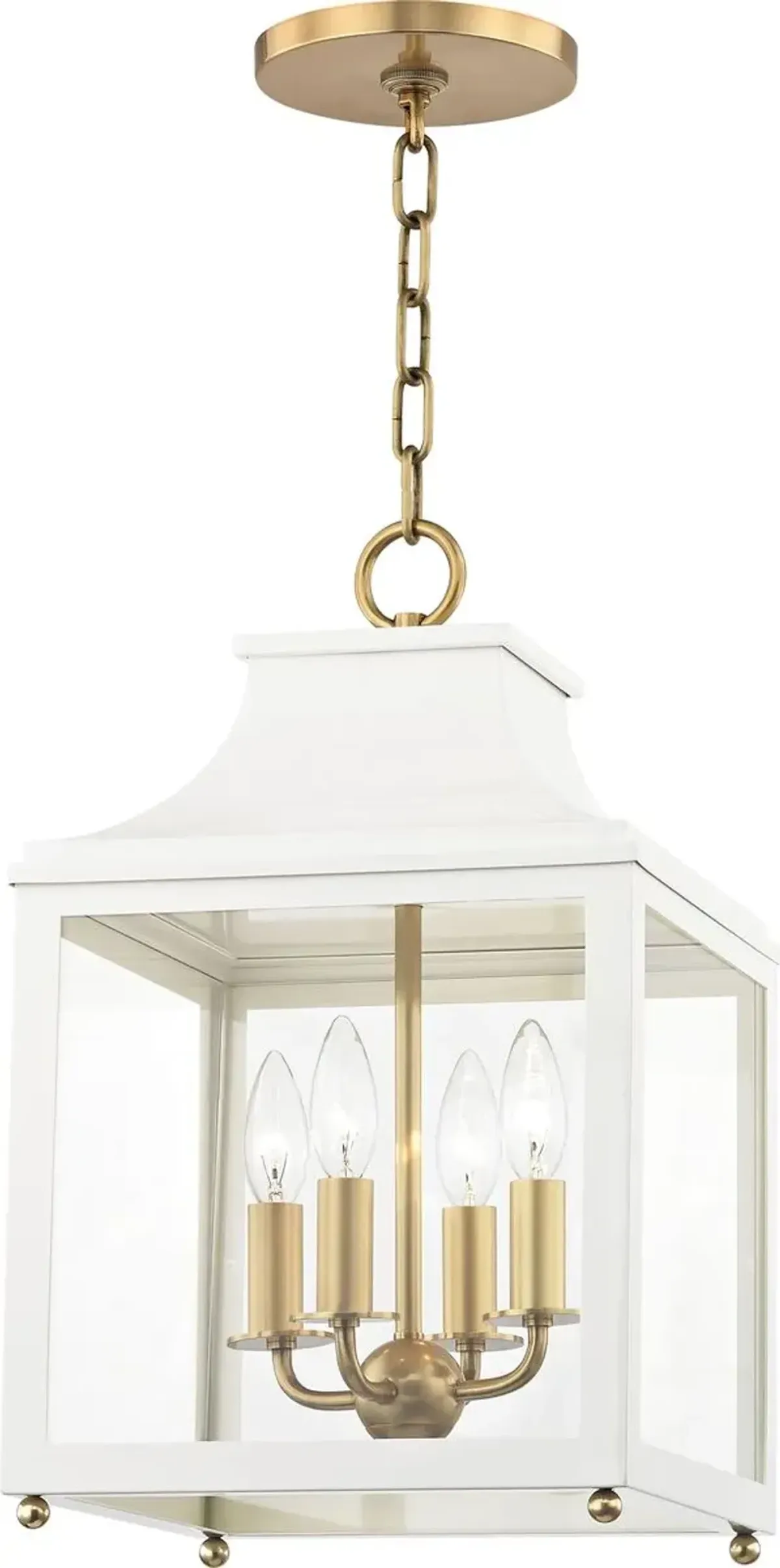 Aurelia Small Lantern Pendant - White