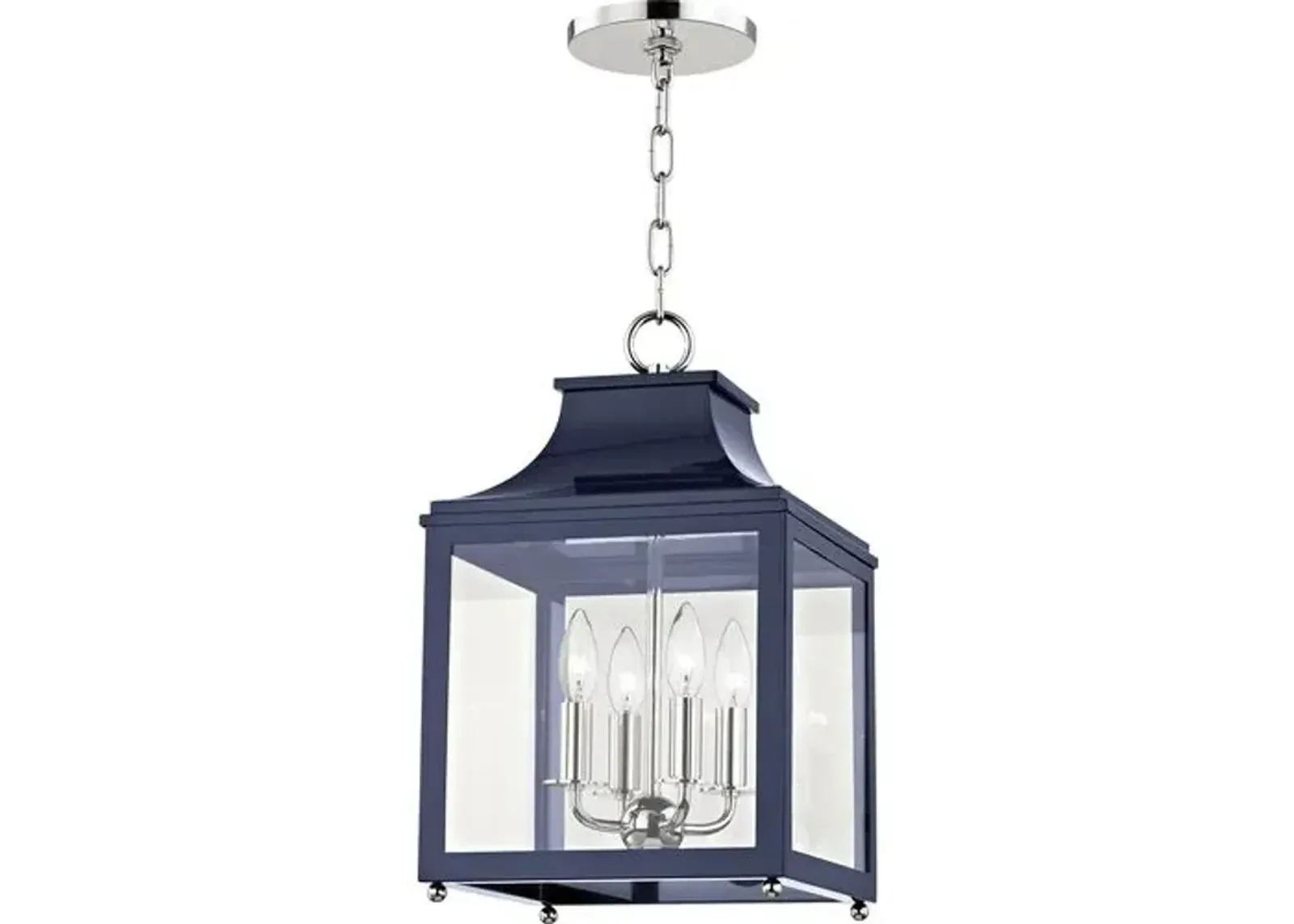 Aurelia Small Lantern Pendant - Blue