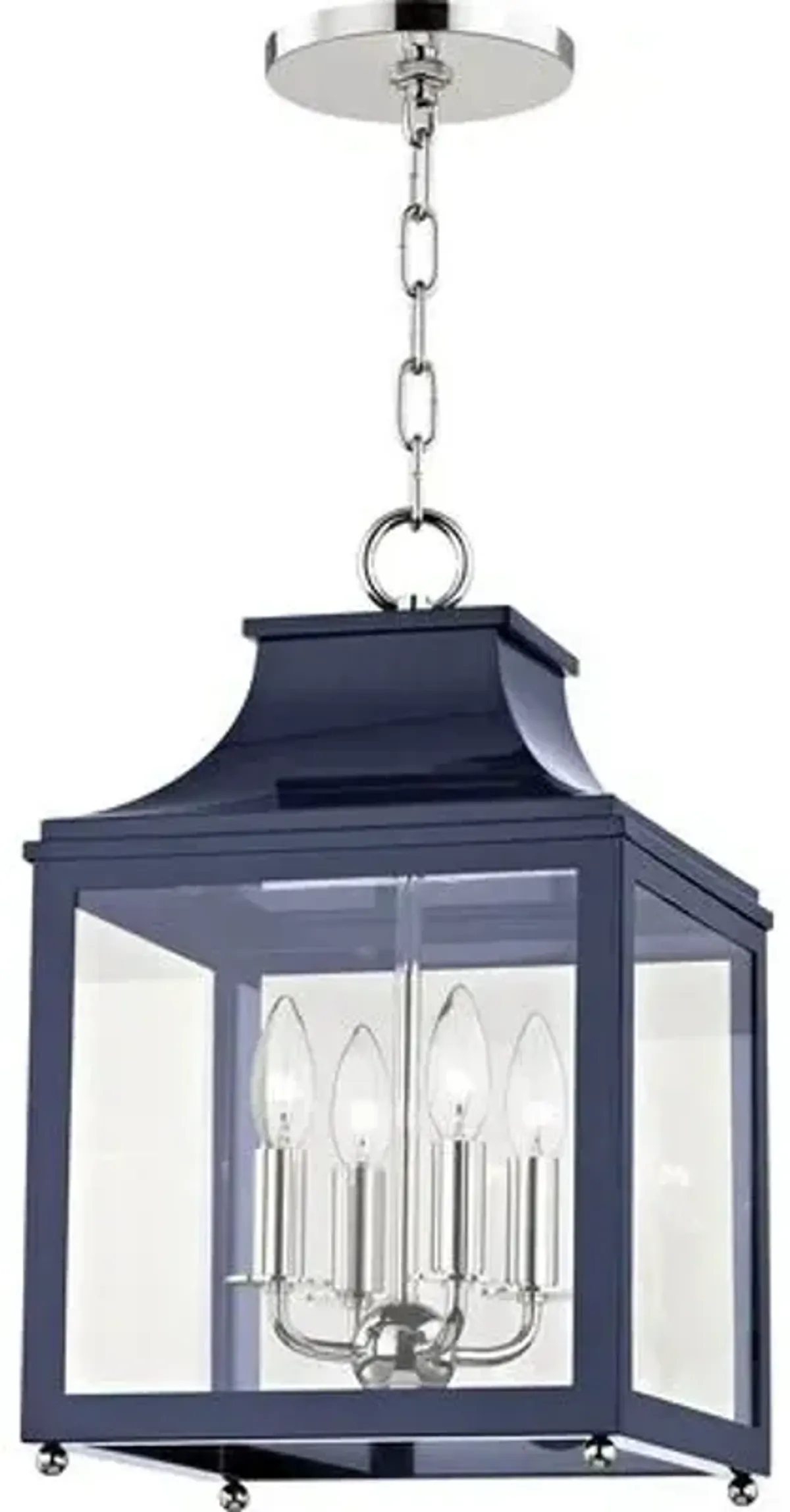 Aurelia Small Lantern Pendant - Blue