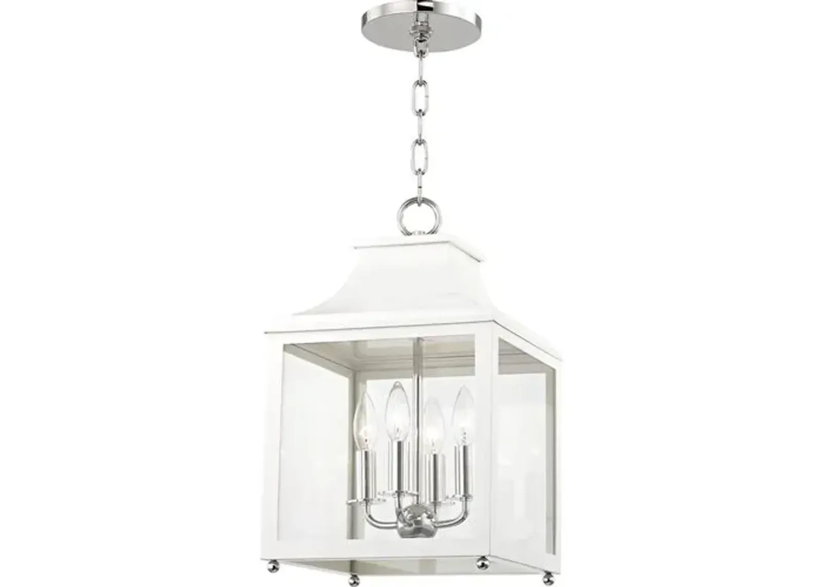 Aurelia Small Lantern Pendant - White