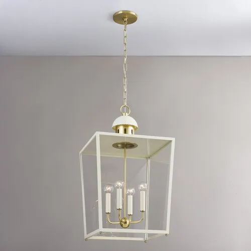 Marisol Lantern Pendant - White