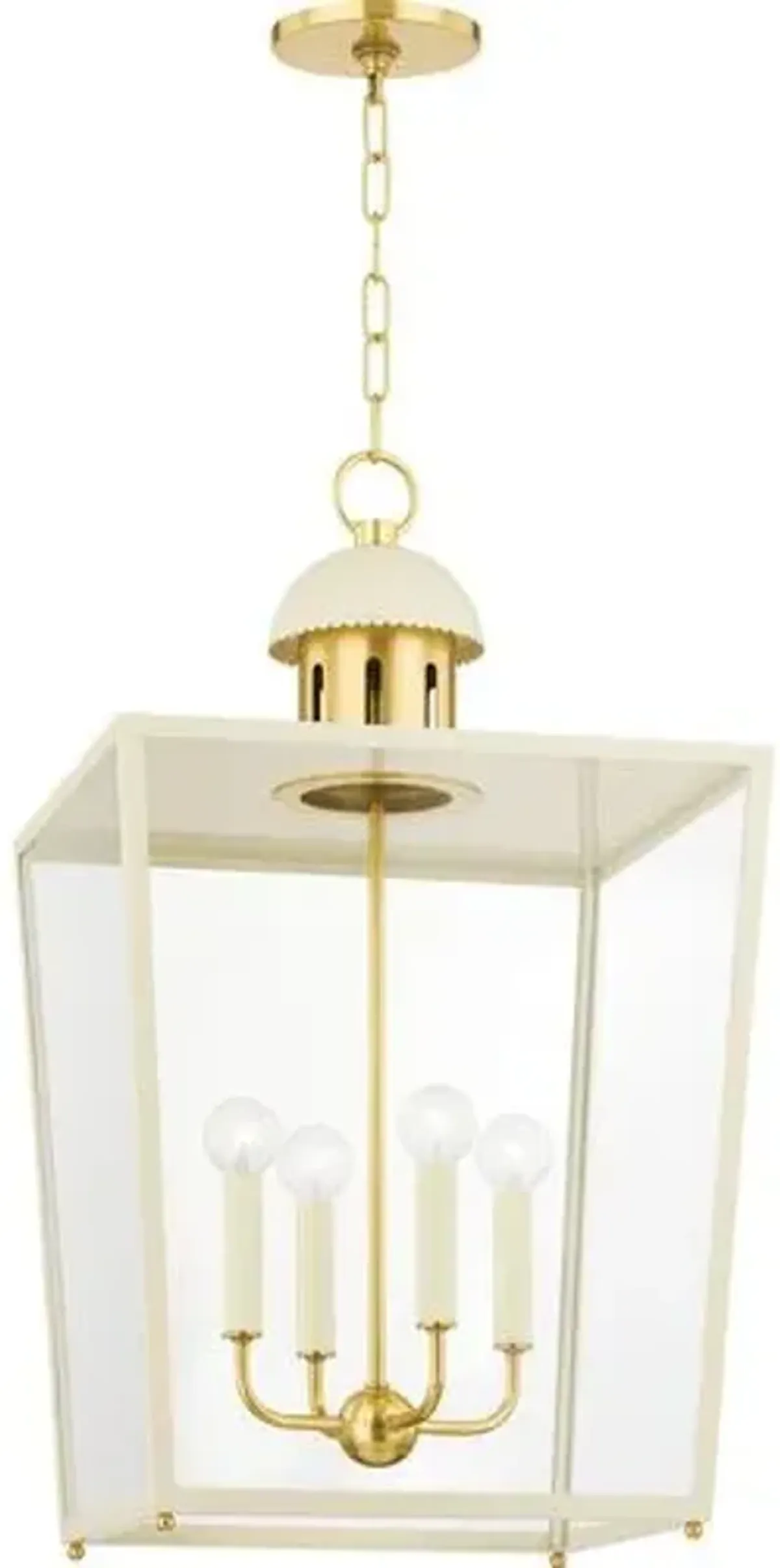 Marisol Lantern Pendant - White