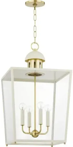 Aged Brass/Soft Cream color