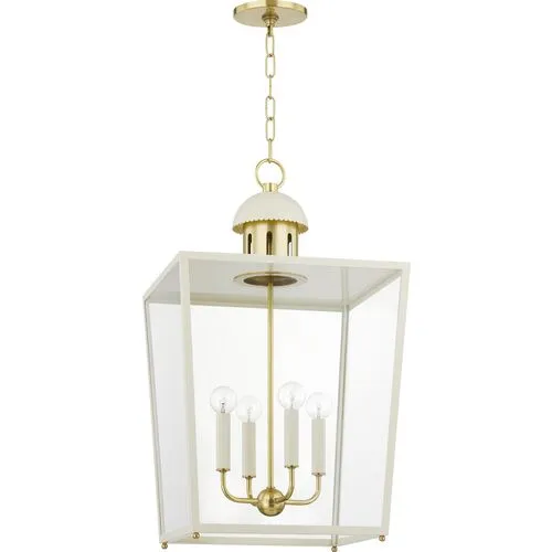 Marisol Lantern Pendant - White