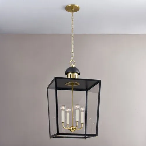 Marisol Lantern Pendant - Black