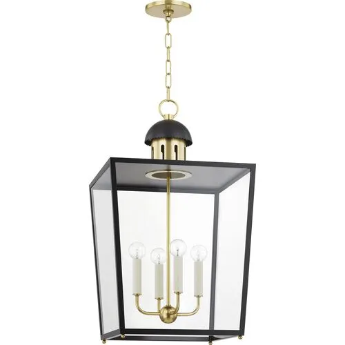 Marisol Lantern Pendant - Black