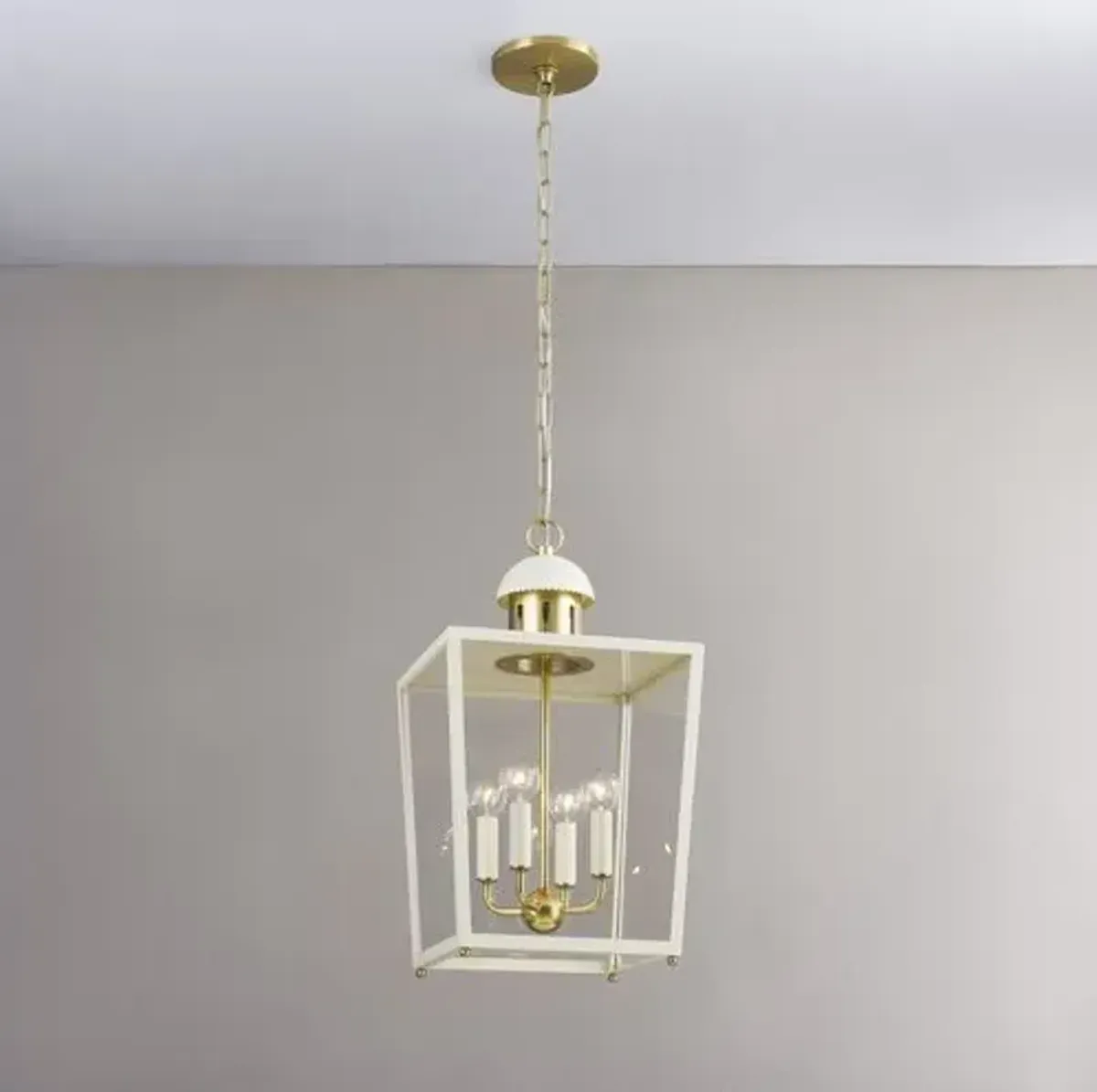 Marisol Lantern Pendant - White