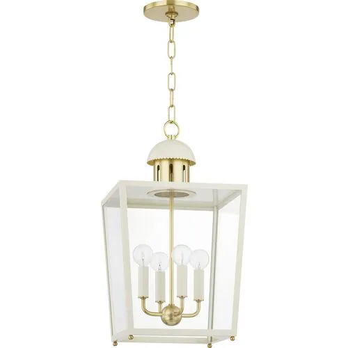 Marisol Lantern Pendant - White