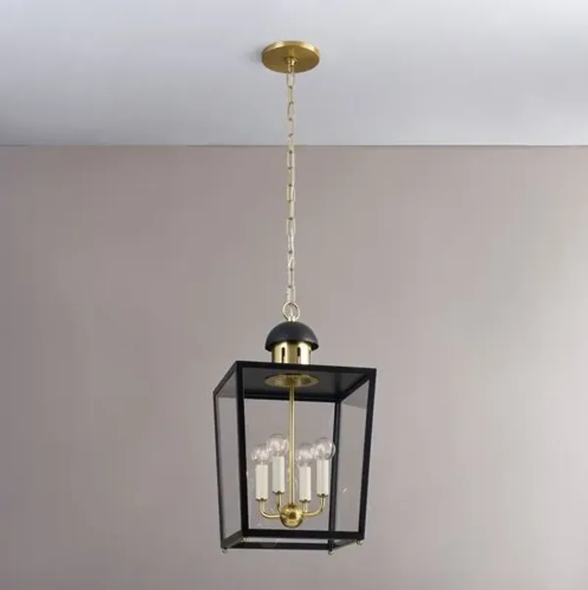 Marisol Lantern Pendant - Black